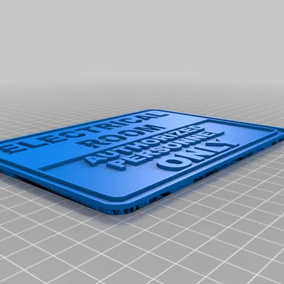 Biển Báo Khu Vực Điện – Chỉ Dành Cho Nhân Viên Được Ủy Quyền