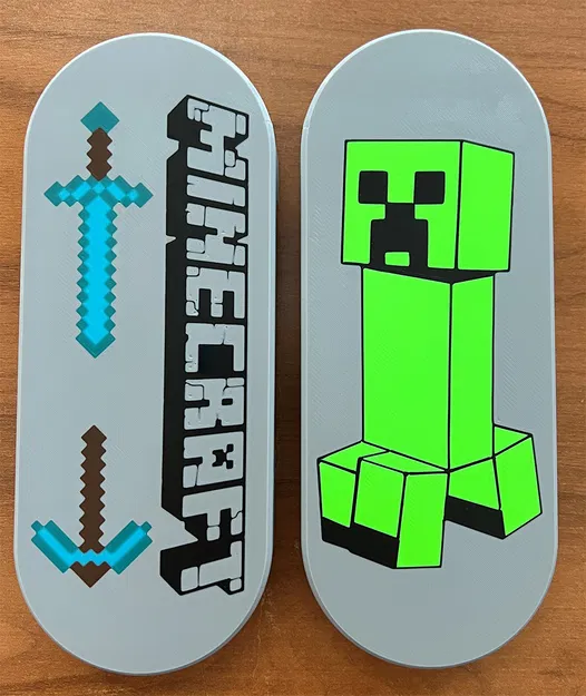 Hộp Bút Minecraft Kiểu Cửa Cuốn - Image 1