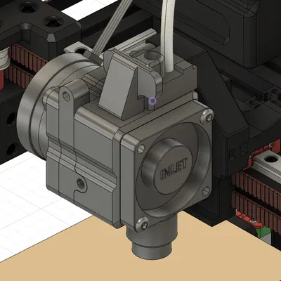 Mount E3D Roto cho Voron V0