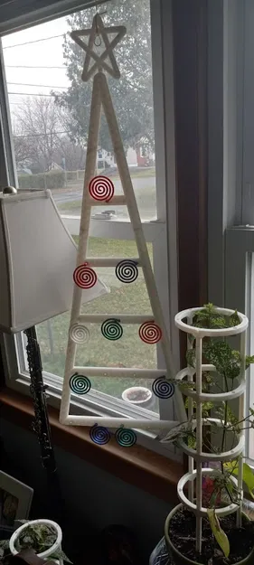 Giá Đỡ Thiệp Giáng Sinh Hình Cây Thông Trang Trí - Image 1