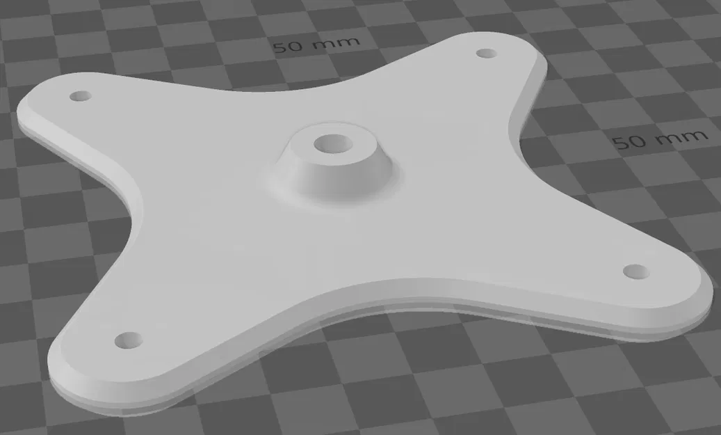 Giá Đỡ VESA 75 Cho Bu Lông Đầu Lục Giác 1/4-20 - Image 1