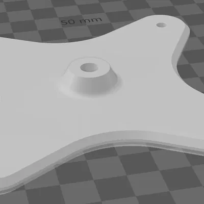 Giá Đỡ VESA 75 Cho Bu Lông Đầu Lục Giác 1/4-20