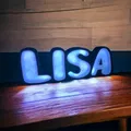 Đèn Tên LED LISA - In 3D Chữ Cái Theo Yêu Cầu - Thumbnail 1