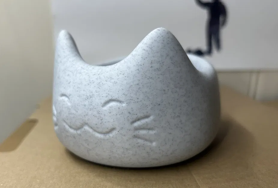 Bát Ăn Mèo Dễ Thương - Thêm Không Gian, Bớt Dính Mũi - Image 1