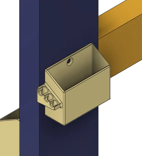 2 Hộp Cho Thanh Nhôm Định Hình (Rãnh 8mm) - Image 1