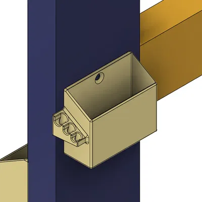 2 Hộp Cho Thanh Nhôm Định Hình (Rãnh 8mm)