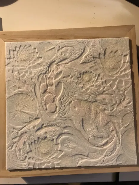 Litophane Cá Koi và Sen (Chỉ cho bộ AMS hoặc MMU) - Image 4