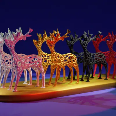 Con Tuần Lộc Voronoi