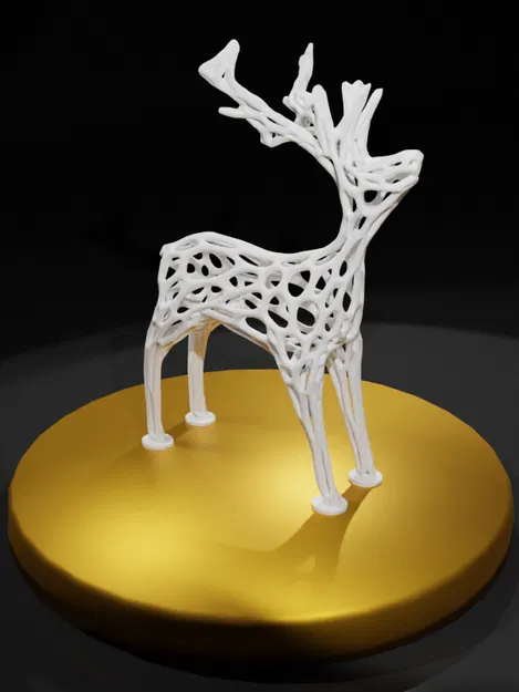 Con Tuần Lộc Voronoi - Image 2