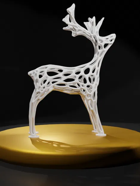 Con Tuần Lộc Voronoi - Image 3