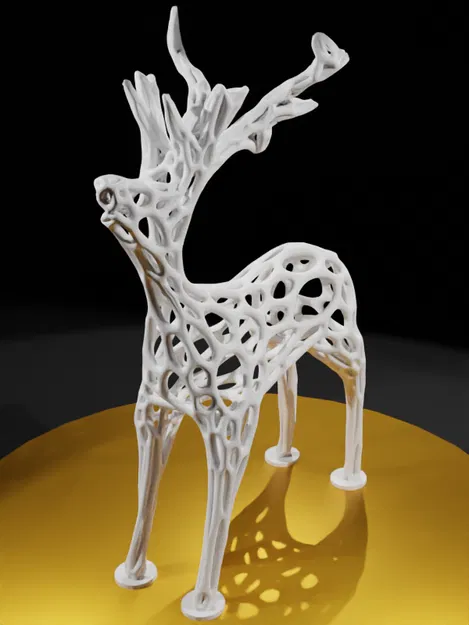 Con Tuần Lộc Voronoi - Image 4