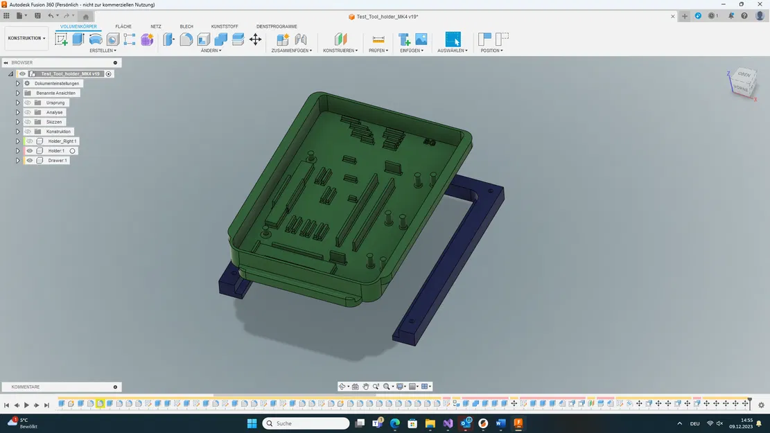 Hộc tủ dưới bàn đựng đồ nghề cho máy MK4 - Image 7