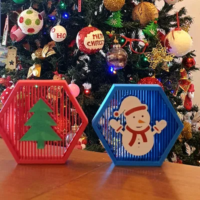 Móc Treo Giáng Sinh Độc Lạ - Máy In 1 Đầu Phun!