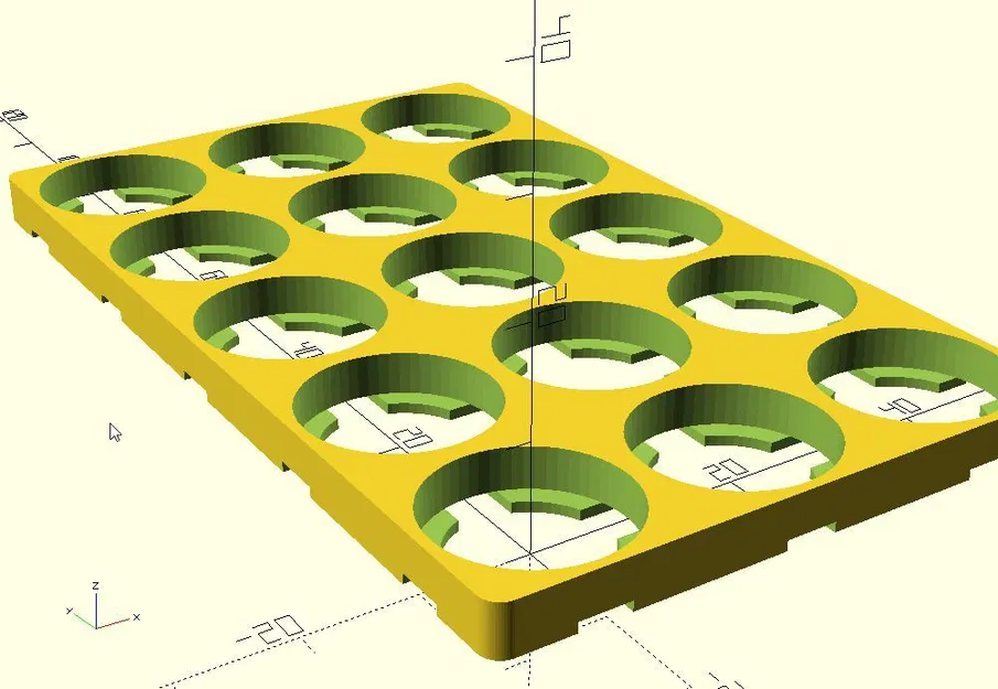 Khay/Giá Đỡ Pin 18650 Tùy Chỉnh Cơ Bản Của Tôi - Image 1