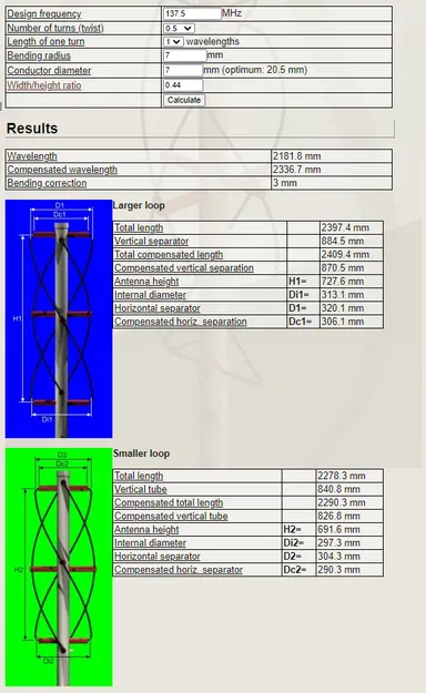 Ăng-ten QFH 137.5MHz - Image 5