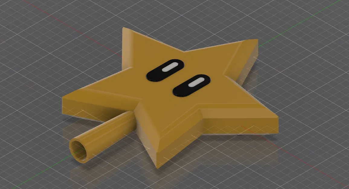 Ngôi Sao Cây Thông Noel Chủ Đề Mario - Image 1