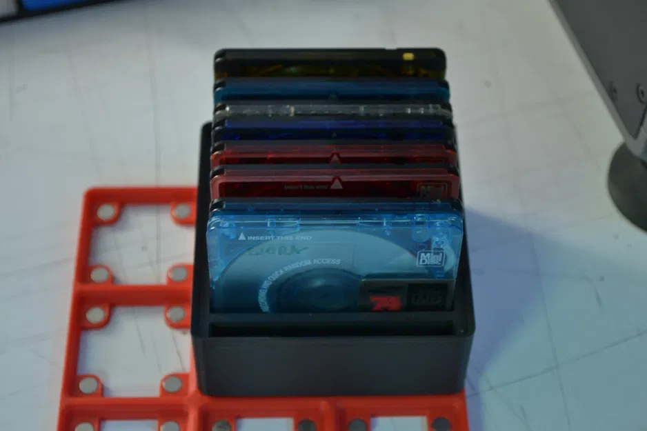 Khung Gridfinity 2x2 MiniDisk (chứa 9 đĩa mini) - Image 2