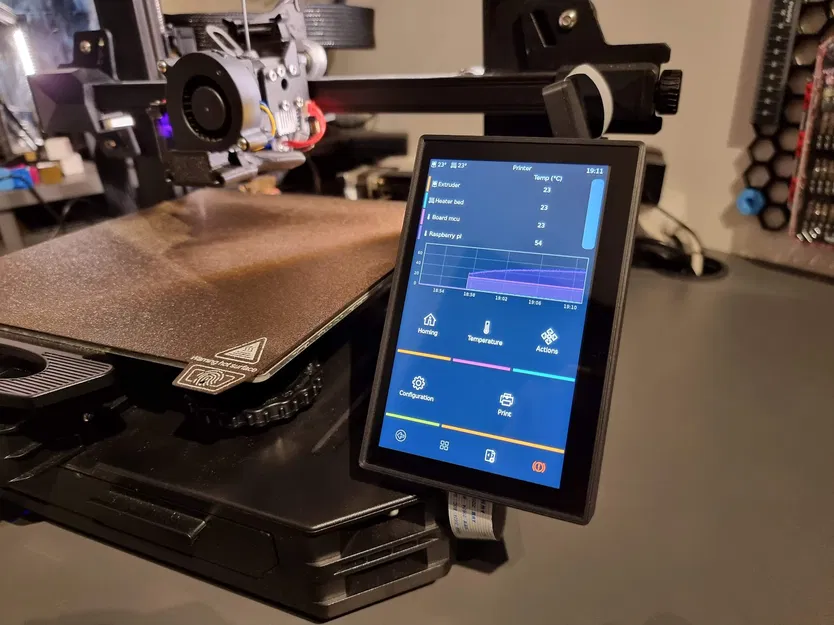 Đế màn hình PITFT50 V2 dọc cho Ender 3 S1 (Pro) - Image 1