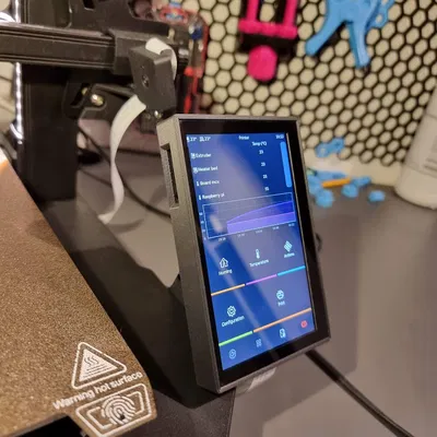 Đế màn hình PITFT50 V2 dọc cho Ender 3 S1 (Pro)