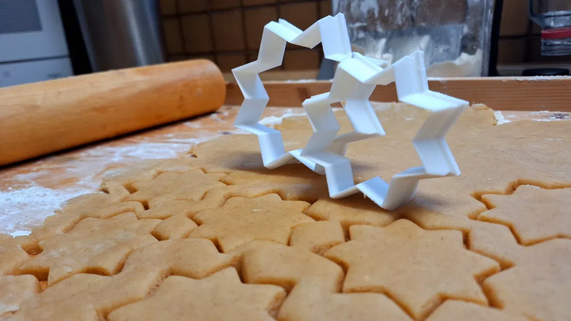 Khuôn Cắt Bánh Hình Sao (8 cánh) - Cắt Bánh Dễ Dàng - Image 1