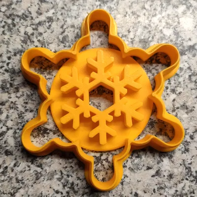 Khuôn cắt bánh gừng hình bông tuyết