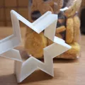 Khuôn Cắt Bánh Ngôi Sao 6 Cánh (In Cái Là Dùng Được Ngay) - Thumbnail 1