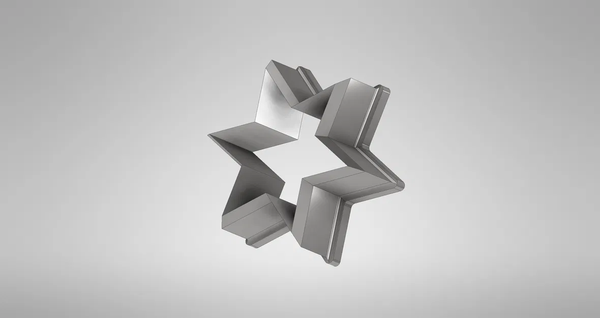 Khuôn Cắt Bánh Ngôi Sao 6 Cánh (In Cái Là Dùng Được Ngay) - Image 2