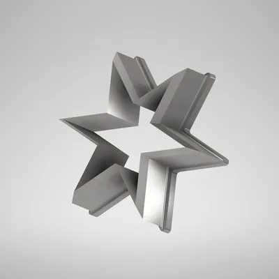 Khuôn Cắt Bánh Ngôi Sao 6 Cánh (In Cái Là Dùng Được Ngay)