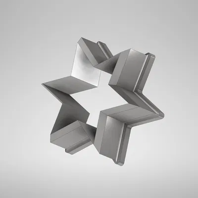 Khuôn Cắt Bánh Ngôi Sao 6 Cánh (In Cái Là Dùng Được Ngay)