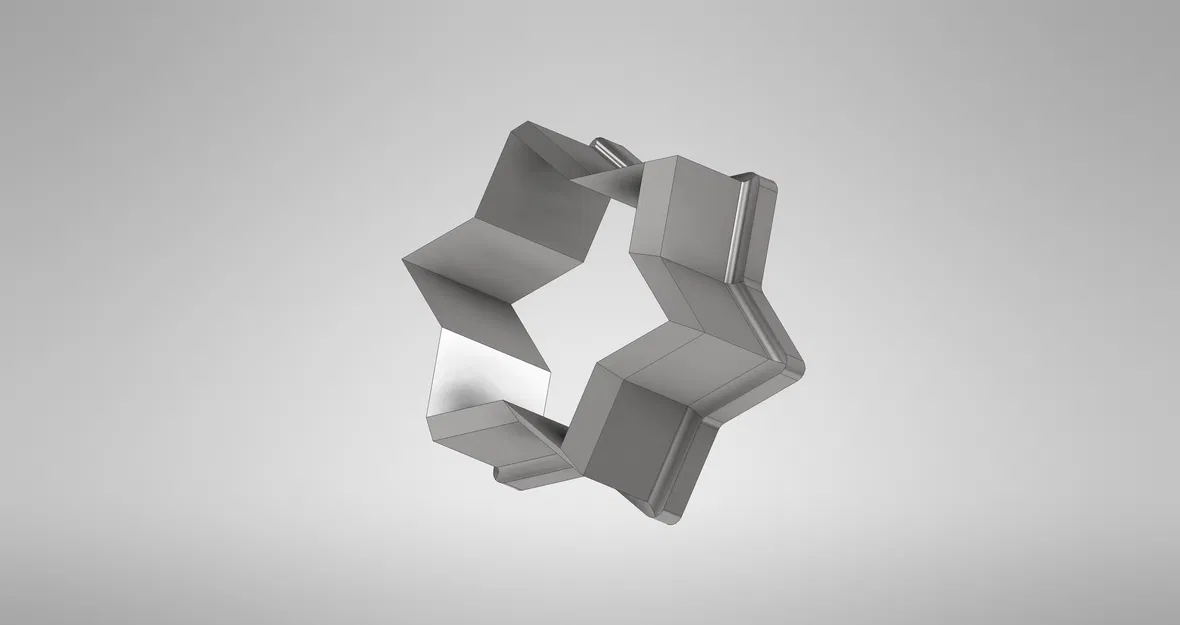 Khuôn Cắt Bánh Ngôi Sao 6 Cánh (In Cái Là Dùng Được Ngay) - Image 6