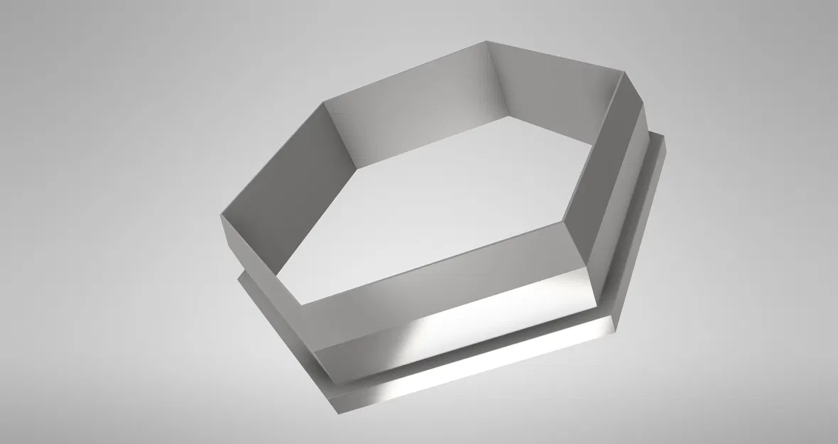 Khuôn Cắt Bánh Hình Lục Giác (Cắt Cái Là Dính) - Image 3