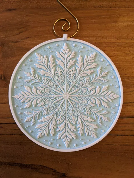 Bộ Đế Lót Ly Bông Tuyết - STL đã sửa - Image 1