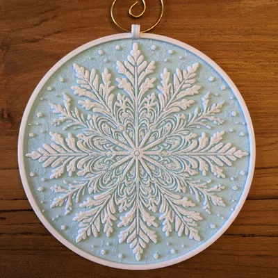 Bộ Đế Lót Ly Bông Tuyết - STL đã sửa