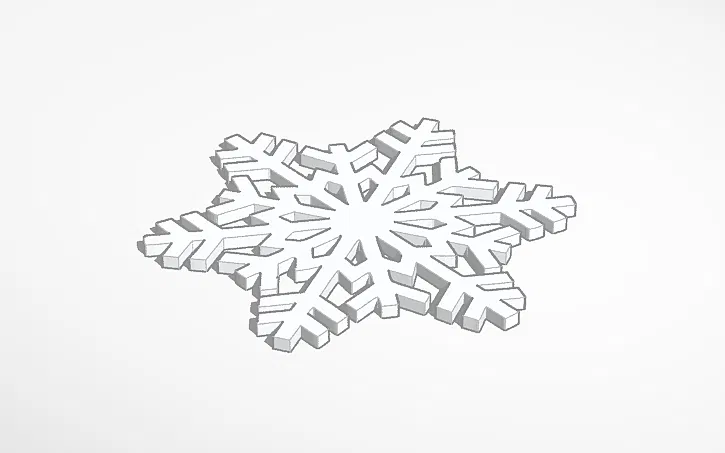 Mô Hình Trang Trí Bông Tuyết - Image 2