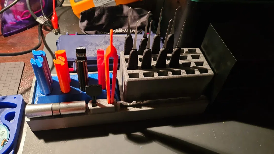 Trạm Rọc Khóa/Giá Đỡ Móc Khóa Locksport - Image 2