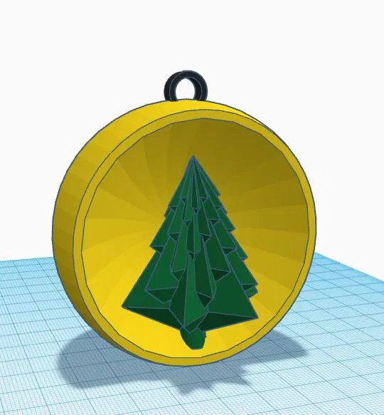 Banh và cây trang trí cây thông Noel - Image 1