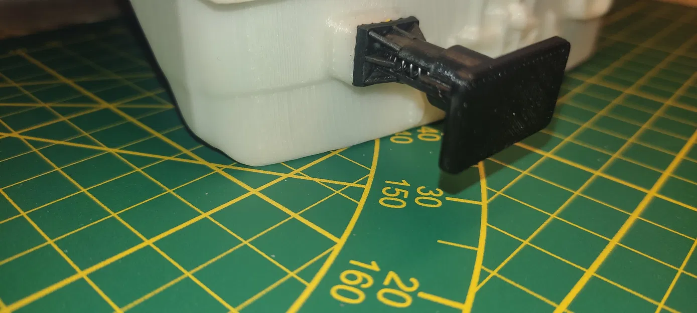 Cản Xe Lửa Hình Vuông Có Lò Xo Tỷ Lệ 1:25 - Image 1