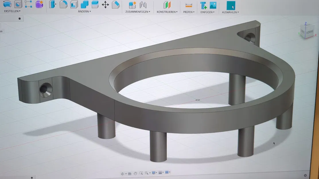 Giá đỡ bình khí nén 10L, đường kính 140mm - Image 5