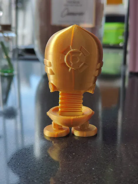 Star Wars C3PO Springie - Mô hình in 3D - Image 3