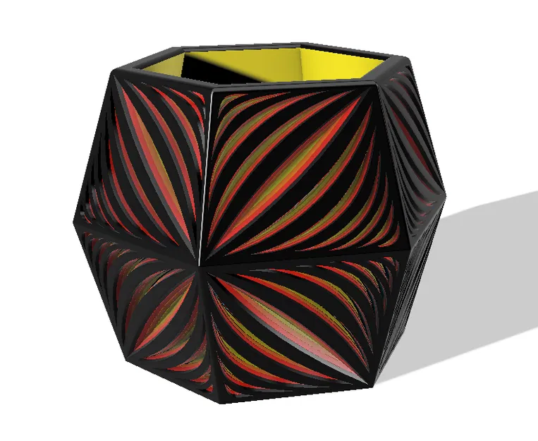 Chậu Lục Giác "Nham Thạch" - Image 2