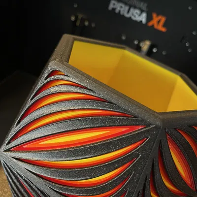 Chậu Lục Giác "Nham Thạch"