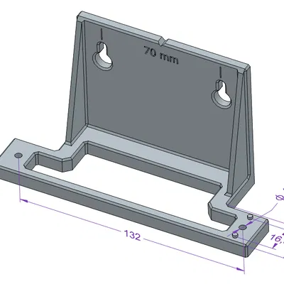 Giá treo tường cho HP Thin Client (T610, T620,...)