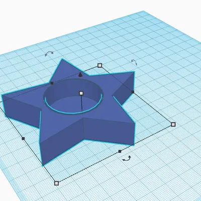 Đế Nến Tealight (Hình Sao)