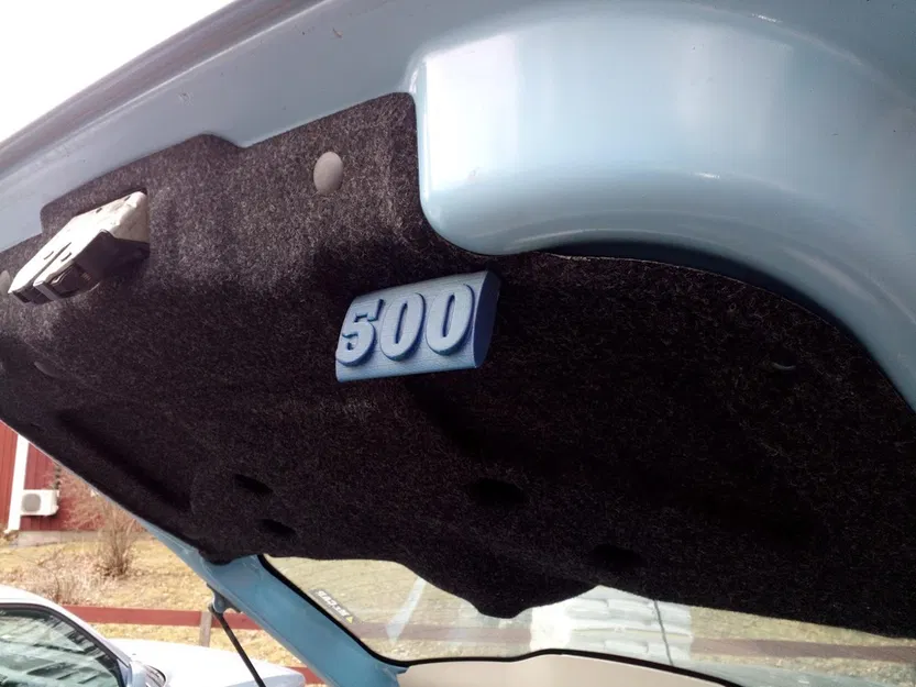 Tay nắm cốp sau xe Fiat 500 - Image 2