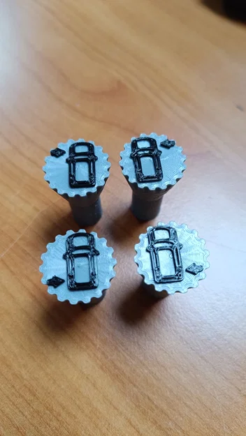 Nắp van lốp có vạch đánh dấu vị trí - Image 1