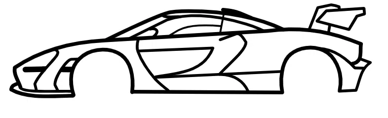 Mô Hình Mclaren Senna (2018) - Nghệ Thuật Treo Tường - Image 1