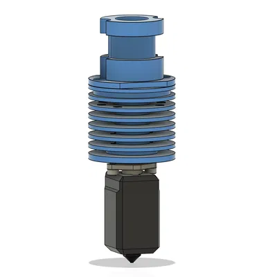 TZ V2 Hotend (Phái sinh Bambulab Hotend) CAD có vớ và bộ phận làm nóng