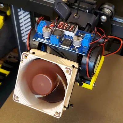 Ống dẫn quạt 60mm cho mod im lặng đầu nóng Elegoo Neptune Pro 3