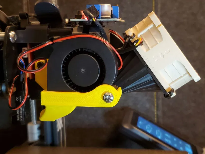 Ống dẫn quạt 60mm cho mod im lặng đầu nóng Elegoo Neptune Pro 3 - Image 2