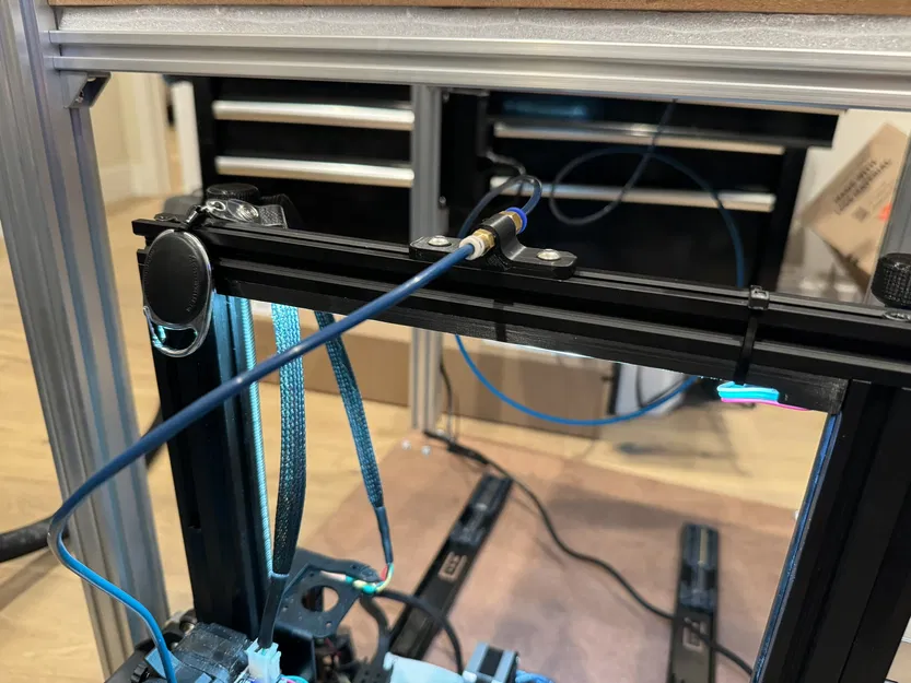 Dây Dẫn Filament Ender 3 với Khớp Nối Ống PTFE - Image 1